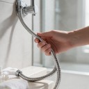 Wąż prysznicowy ze stali nierdzewnej Długość 1,5 m Elastyczny metalowy wąż do prysznica Do prysznica ręcznego z filtrem do łazienki 3