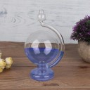 Sklenený vodný barometer na predpoveď počasia 15 cm Guľa na podstavci s trubičkou Modré farbivo a striekačka v balení Dekorácia do bytu 2