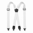 Men's X-Shaped Braces with Four Plastic Clips Width 3.8 cm Length 120 cm Elastic Polyester For Work and Suit 7