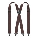Men's X-Shaped Braces with Four Plastic Clips Width 3.8 cm Length 120 cm Elastic Polyester For Work and Suit 8