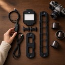 Sada pro digitalizaci negativů 35 mm LED podsvícení 42 LED CRI 95+ Držák filmu i diapozitivů Černá pro skenování fotoaparátem a mobilem 4