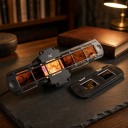 Sada pro digitalizaci negativů 35 mm LED podsvícení 42 LED CRI 95+ Držák filmu i diapozitivů Černá pro skenování fotoaparátem a mobilem 6