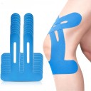 Teipo Kinesiológico para o Joelho Pré-Cortado 10 Unidades Fita de Algodão Elástica À Prova de Água e Respirável Para Corrida e Fitness 3