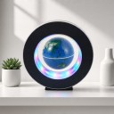 Globo magnetico levitante 8,5 cm con base circolare 17,5 cm e retroilluminazione LED colorata Decorazione e lampada da tavolo 3