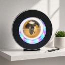 Globo magnetico levitante 8,5 cm con base circolare 17,5 cm e retroilluminazione LED colorata Decorazione e lampada da tavolo 6