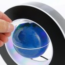 Globo magnetico levitante 8,5 cm con base circolare 17,5 cm e retroilluminazione LED colorata Decorazione e lampada da tavolo 7