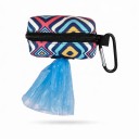 Dispensador de sacos para excrementos de cães com mosquetão para trela Com fecho com abertura de saída Com estampagem Para passeios 3