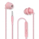 Fones de ouvido com fio para dormir com microfone e controlo de volume Jack 3,5 mm Cabo 1,2 m Pontas de silicone 9
