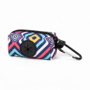 Dispensador de sacos para excrementos de cães com mosquetão para trela Com fecho com abertura de saída Com estampagem Para passeios 9