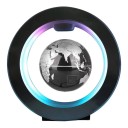 Globo magnetico levitante 8,5 cm con base circolare 17,5 cm e retroilluminazione LED colorata Decorazione e lampada da tavolo 9