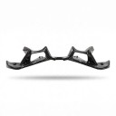 Etuspoileri moottoripyörälle Kawasaki Z900 ja Z900 SE 2025-2026 Aerodynaaminen siipi Hiilikuitukuviolla ABS muovia 36 x 26 x 6 cm 4