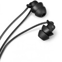 Drahtlose Schlafkopfhörer für die Ohren mit Mikrofon und Knopf Jack 3,5 mm Kabel 1,2 m Weiche Silikonaufsätze Schwarz Zum Schlafen 5