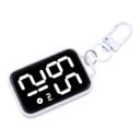 Digitale LED sleutelhangerhorloge met karabijnhaak Grote cijfers Touch verlichting Wijzerplaat 33 mm Rugzak hanger 5