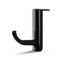 Gancio per cuffie da monitor Supporto per cuffie da applicare sulla parte superiore dello schermo 7,5 cm Nero Per scrivania da gioco e da ufficio 1