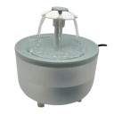 Fontana per gatti 1,2 l con beccuccio a forma di fiore Pompa con spina EU 230 V Filtro e ricircolo dell'acqua Distributore 8