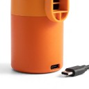 Mini pompa elettrica 3,7 x 4 x 5 cm 400 l/min per gonfiaggio e sgonfiaggio con luce 300 lm e magnete per materassini 6