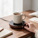 Calentador de tazas 15 x 2,7 cm Base eléctrica 36 W 3 temperaturas hasta 80 °C Control táctil Apagado automático Café Té 5