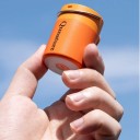 Mini pompa elettrica 3,7 x 4 x 5 cm 400 l/min per gonfiaggio e sgonfiaggio con luce 300 lm e magnete per materassini 9