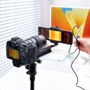 Adaptador para digitalização de negativos 35 mm e 120 Barra de alumínio 265 a 470 mm Iluminação LED 11 níveis de brilho Arca-Swiss Preto Para câmara 4