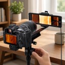 Adaptador para digitalização de negativos 35 mm e 120 Barra de alumínio 265 a 470 mm Iluminação LED 11 níveis de brilho Arca-Swiss Preto Para câmara 5