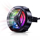 Cooler para telemóvel com ventilador 6000 rpm RGB iluminação 62,5 x 24 mm Alimentação USB 5 V Clipe elástico Preto Para jogar 4