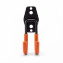 Wandhaken für Fahrräder in J-Form Klein Höhe 110 mm Metall mit rutschfester Beschichtung Schwarz mit orangefarbenen Armen Für die Garage und Werkstatt 3