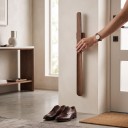 Dřevěná lžíce na boty 55 cm s magnetickým držákem na zeď Dlouhá obouvací lžíce z bukového dřeva Pro seniory a těhotné 6