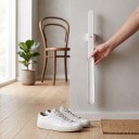 Dřevěná lžíce na boty 55 cm s magnetickým držákem na zeď Dlouhá obouvací lžíce z bukového dřeva Pro seniory a těhotné 9