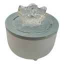 Cat Fountain 1.2 L with Transparent Lotus Sprout USB 5 V Pump Filter and Water Recirculation Water Dispenser 5