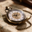 Kapesní hodinky Steampunk s prořezávaným víčkem s ozubenými koly 45 mm Quartz Kovová slitina Bronzová barva Řetízek Pro muže i ženy 2