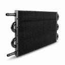 Universal Oil Cooler 6 Rows 393 x 189 x 20 mm Aluminium Black Kit with 1.2 m Hose and Clamps for Engine, Transmission and Differential 3