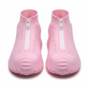 Copri scarpe in silicone con zip Impermeabili e antiscivolo Riutilizzabili Protezione delle scarpe dalla pioggia e dal fango 3
