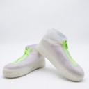 Copri scarpe in silicone con zip Impermeabili e antiscivolo Riutilizzabili Protezione delle scarpe dalla pioggia e dal fango 5