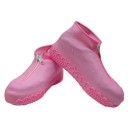 Copri scarpe in silicone con zip Impermeabili e antiscivolo Riutilizzabili Protezione delle scarpe dalla pioggia e dal fango 8