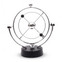 Kinetisk pendul Himlens sfære Borddekoration 24,5 cm Elektromagnetisk drift med 4 AA-batterier Antistress dekoration til kontoret 1