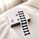 Nosní náplasti proti chrápání 30 ks Velikost L 6,7 x 1,9 cm Černé proužky na nos Pro snadnější dýchání nosem a klidnější spánek 6