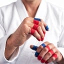 Tejpovací páska na prsty sada 3 rolí 0,75 cm v kovové dóze Samolepicí elastická sportovní páska na BJJ a jiu-jitsu 6