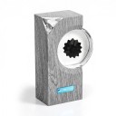 Ferrofluidisk skærm der reagerer på musik 17,2 x 10,3 x 5,6 cm Træ og glas Genopladeligt batteri med USB-C Omdannelse til borddekoration 4