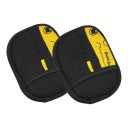 2 pcs gants électrostatiques pour poils de chiens et de chats 24 x 18 cm Surface de nettoyage grise et poche en maille noire Pour canapé et tapis 1