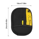 2 pcs gants électrostatiques pour poils de chiens et de chats 24 x 18 cm Surface de nettoyage grise et poche en maille noire Pour canapé et tapis 6