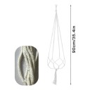 Závěsný držák na květináč makramé 6 ks Délka 90 cm Ručně pletený provaz s kovovým kroužkem Boho závěs na rostliny 17