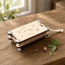 Flower and Leaf Press Wooden Mini Press 12 x 6 cm With Cardboards and Absorbent Papers For Herbarium and Drying Plants for Children and Adults 2