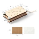Flower and Leaf Press Wooden Mini Press 12 x 6 cm With Cardboards and Absorbent Papers For Herbarium and Drying Plants for Children and Adults 6