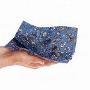 Essuie-tout en cire alimentaire 11 pcs Ensemble de 4 tailles de 10,2 à 35,6 cm Cire d'abeille et coton Motif de papillons et de fleurs Pour les bols 3