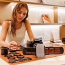 Adaptér pro digitalizaci negativů a diapozitivů 35 mm Difuzní stínítko Držák filmu i rámečků Závit 52 mm Černý pro makroobjektivy 2