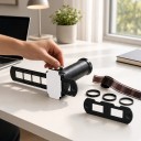 Adaptér pro digitalizaci negativů a diapozitivů 35 mm Difuzní stínítko Držák filmu i rámečků Závit 52 mm Černý pro makroobjektivy 3