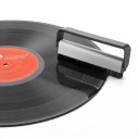 Anti-static Brush for Vinyl Records Carbon Fibres 11.5 x 3.5 cm Rotating Handle and Bristle Cover Silver Cleaning LP Records and Turntables 3