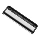 Anti-static Brush for Vinyl Records Carbon Fibres 11.5 x 3.5 cm Rotating Handle and Bristle Cover Silver Cleaning LP Records and Turntables 5