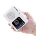 Přenosný kazetový přehrávač s AM FM rádiem a nahráváním Retekess TR606 12 x 9 cm Jack 3,5 mm Bílý Napájení USB i AA na cesty a domů 2