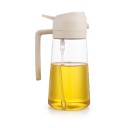 Δοσομετρητής λαδιού 2 σε 1 500 ml Ρίξιμο και ψεκασμός Πλαστική φιάλη με χερούλι Για ελαιόλαδο και ξίδι Στην κουζίνα 5